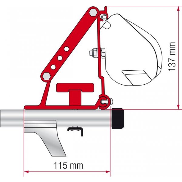 FIAMMA Kit FIAMMA Auto zu Markisenadapter passend für F35