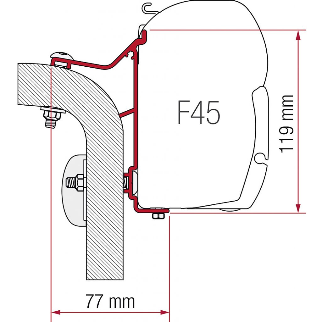 FIAMMA Adapter Hymer Van/B2