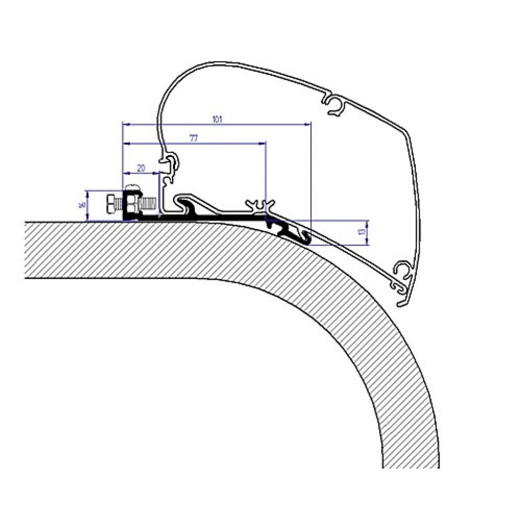 THULE Flach Adapter