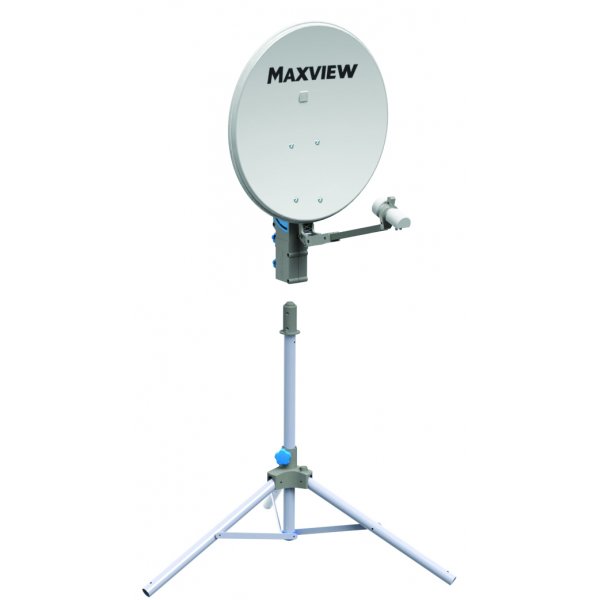 MAXVIEW Sat-Antenne Precision 55 cm/Twin LNB und Sat Stativ
