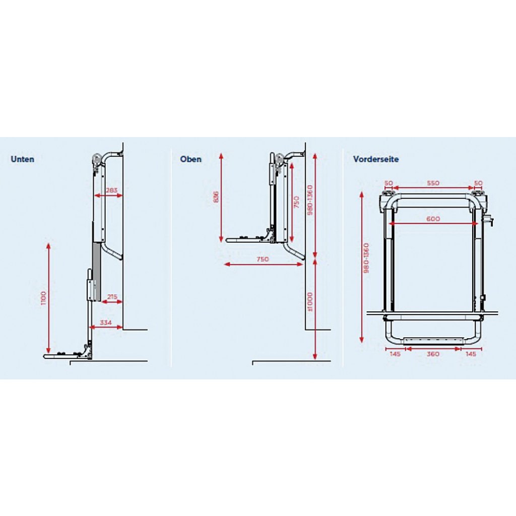 BR-Systems Fahrradträger Bike Lift 12 V 2 Räder