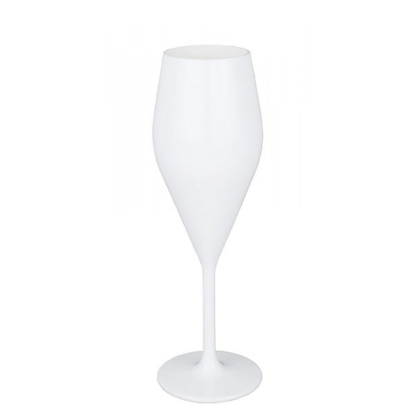 gimex Champagnerglas gimex Eleganza 2er-Set Fb. weiß 230 ml