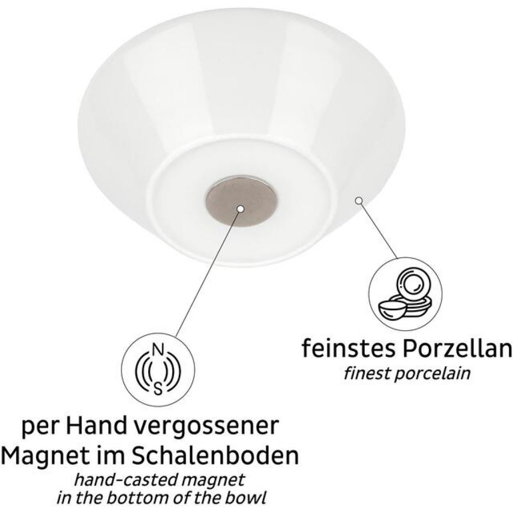 silwy Porzellan-Magnet-Bowls silwy 2er-Set