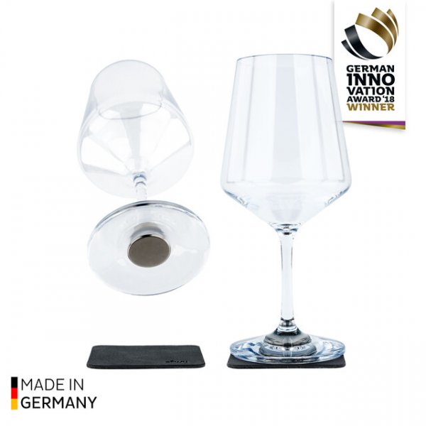 silwy Magnet-Kunststoffglas silwy WEIN CLASSIC 2 x Weingläser 0