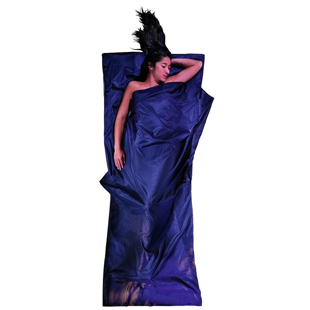 cocoon Leicht-Reiseschlafsack Cocoon Seide / Baumwolle 220 x 90 cm Farbe tuareg