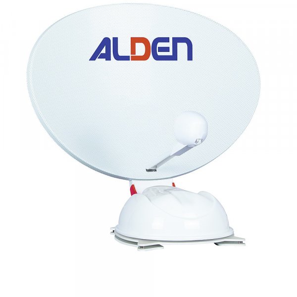 ALDEN Satanlage AS4 80 Ultrawhite Skew/GPS inkl. S.S.C. HD-Steuermodul und Smartwide LED TV