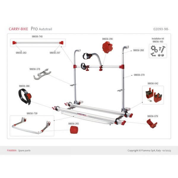 FIAMMA Haltestruktur oben zu CB Pro Plus