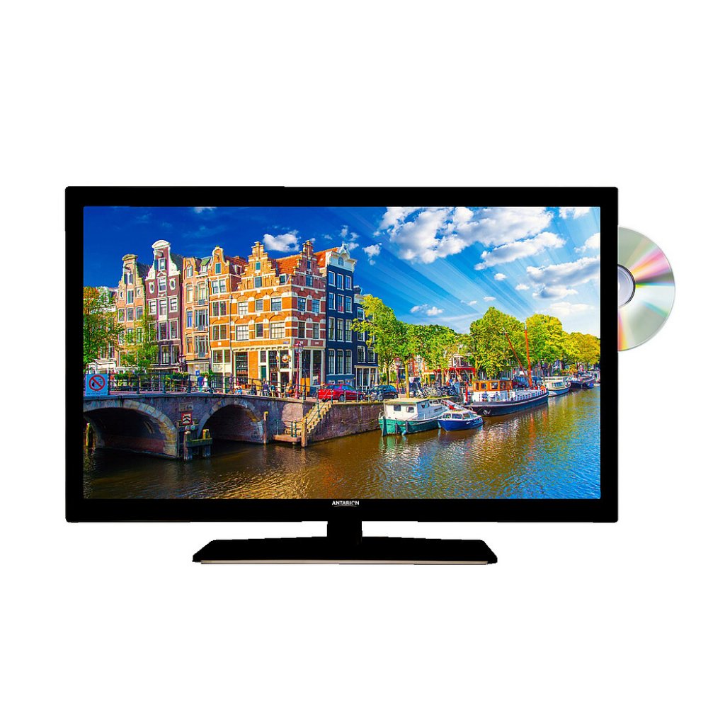 ANTARION Fernseher ANTARION 22 Zoll DVB-T2 ohne 220 AC Versorgung für S-Tuner