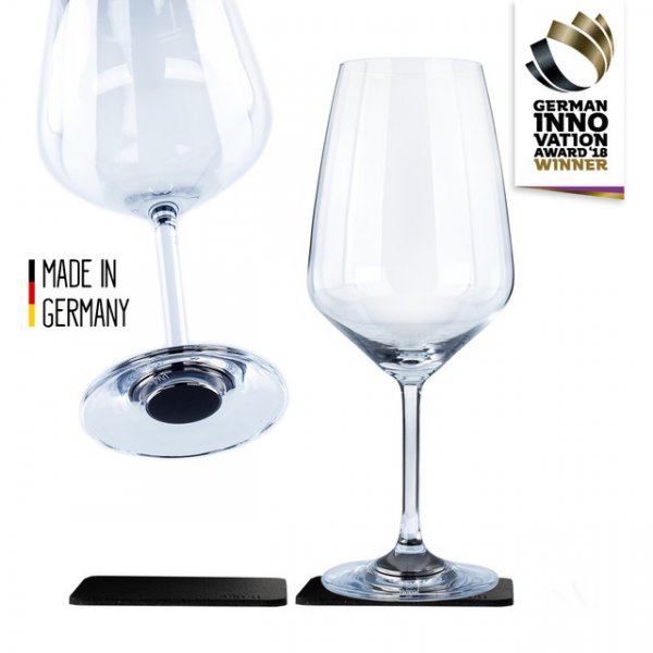 silwy Magnet-Kristallglas Set Bordeaux Wein