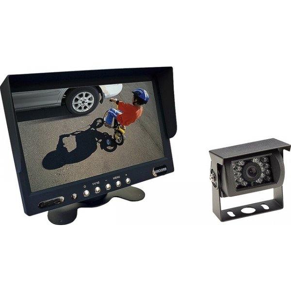 CAR GUARD SYSTEMS Kamera-Set CARGUARD mit 120 Grad Rückfahrkamera Farbe schwarz