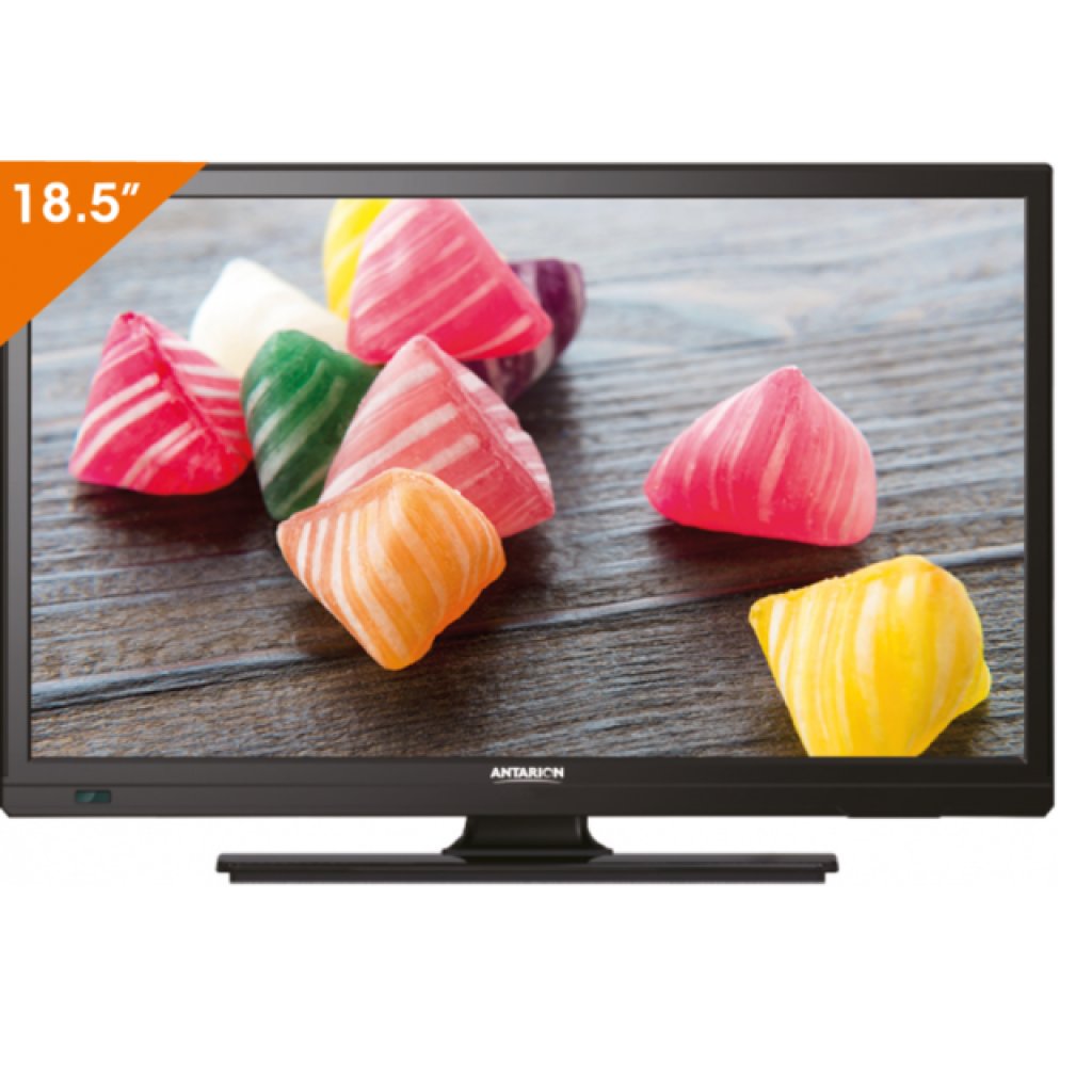 ANTARION Fernseher TV 19 Zoll DVB-T2 schwarz