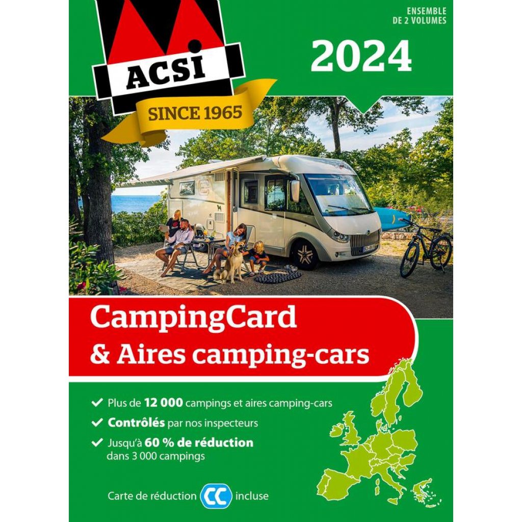 ACSI CampingCard & Aires camping-cars 2024