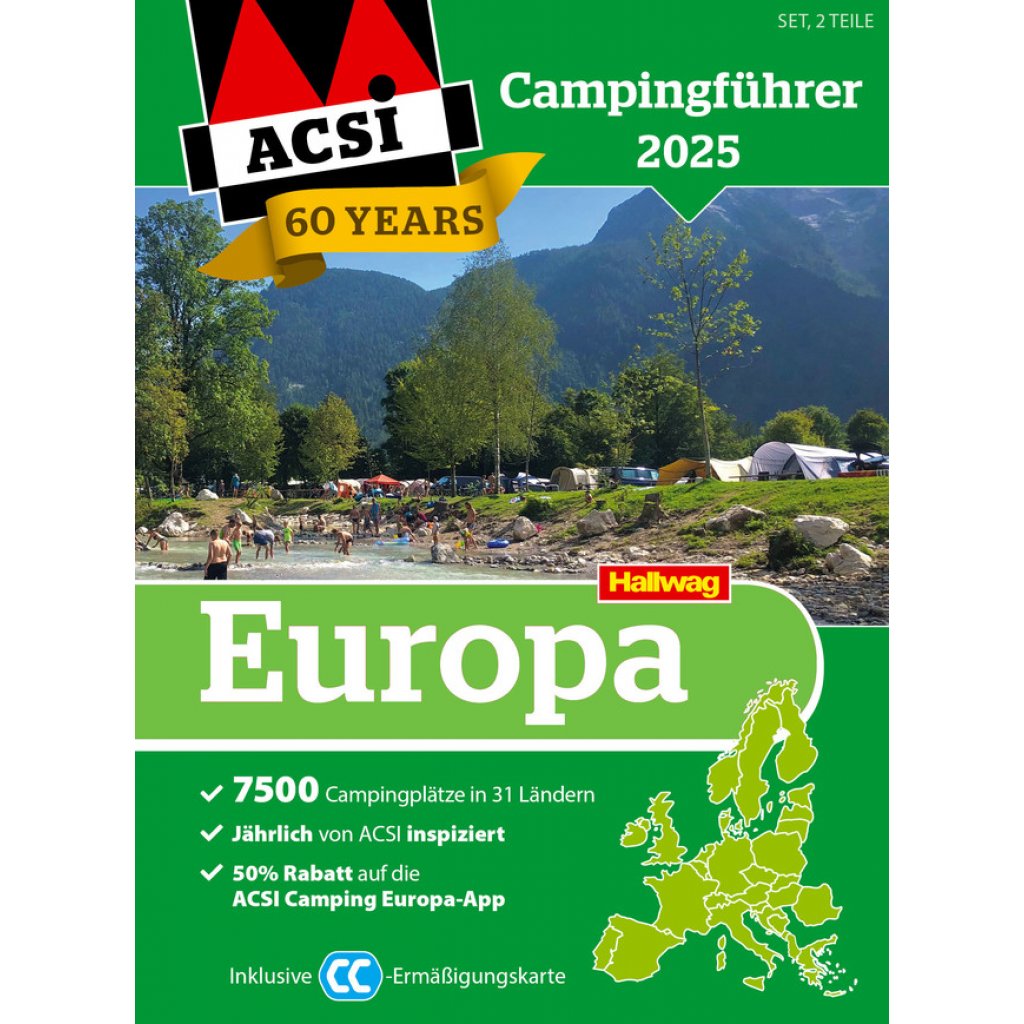 ACSI Campingführer Europa ACSI 2025