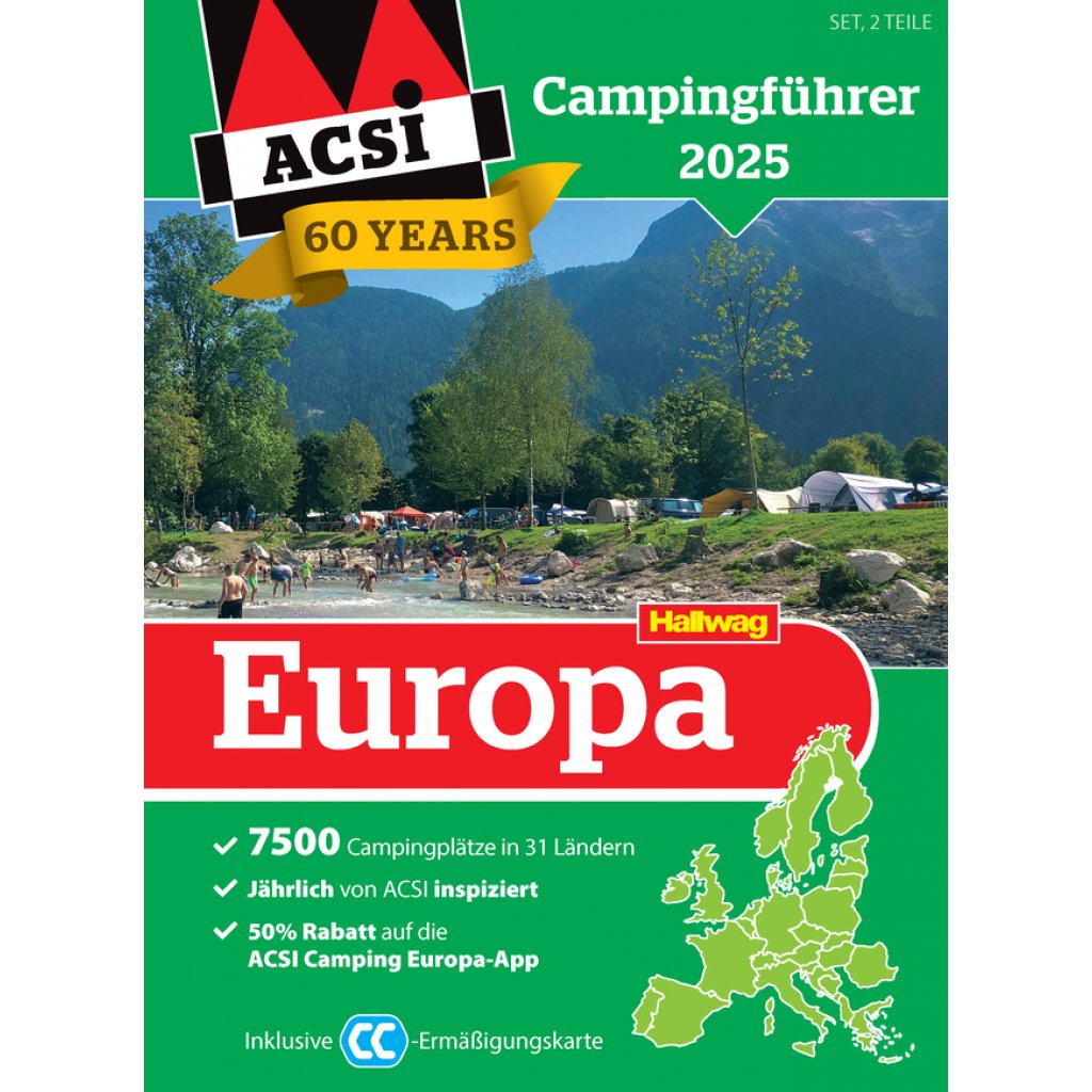 ACSI Campingführer Europa ACSI 2025