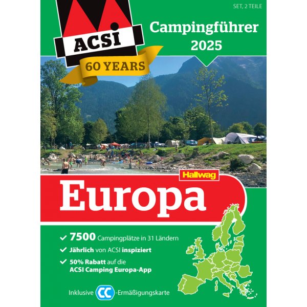 ACSI Campingführer Europa ACSI 2025