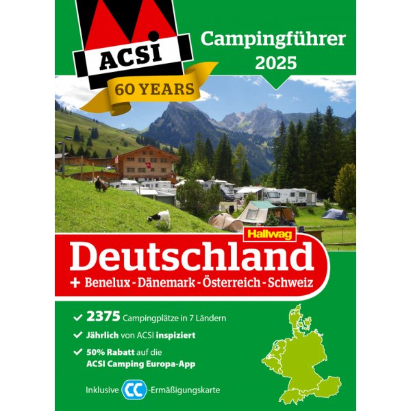 ACSI Campingführer Deutschland ACSI 2025