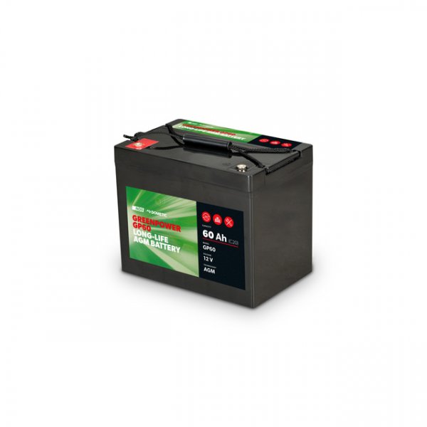 BÜTTNER DOMETIC NDS Green Power AGM Batterie 12 V - 60 Ah