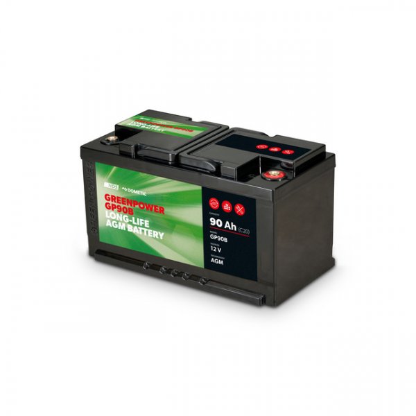 BÜTTNER DOMETIC NDS Green Power AGM Batterie 12 V-90 Ah geeignet für Ducato