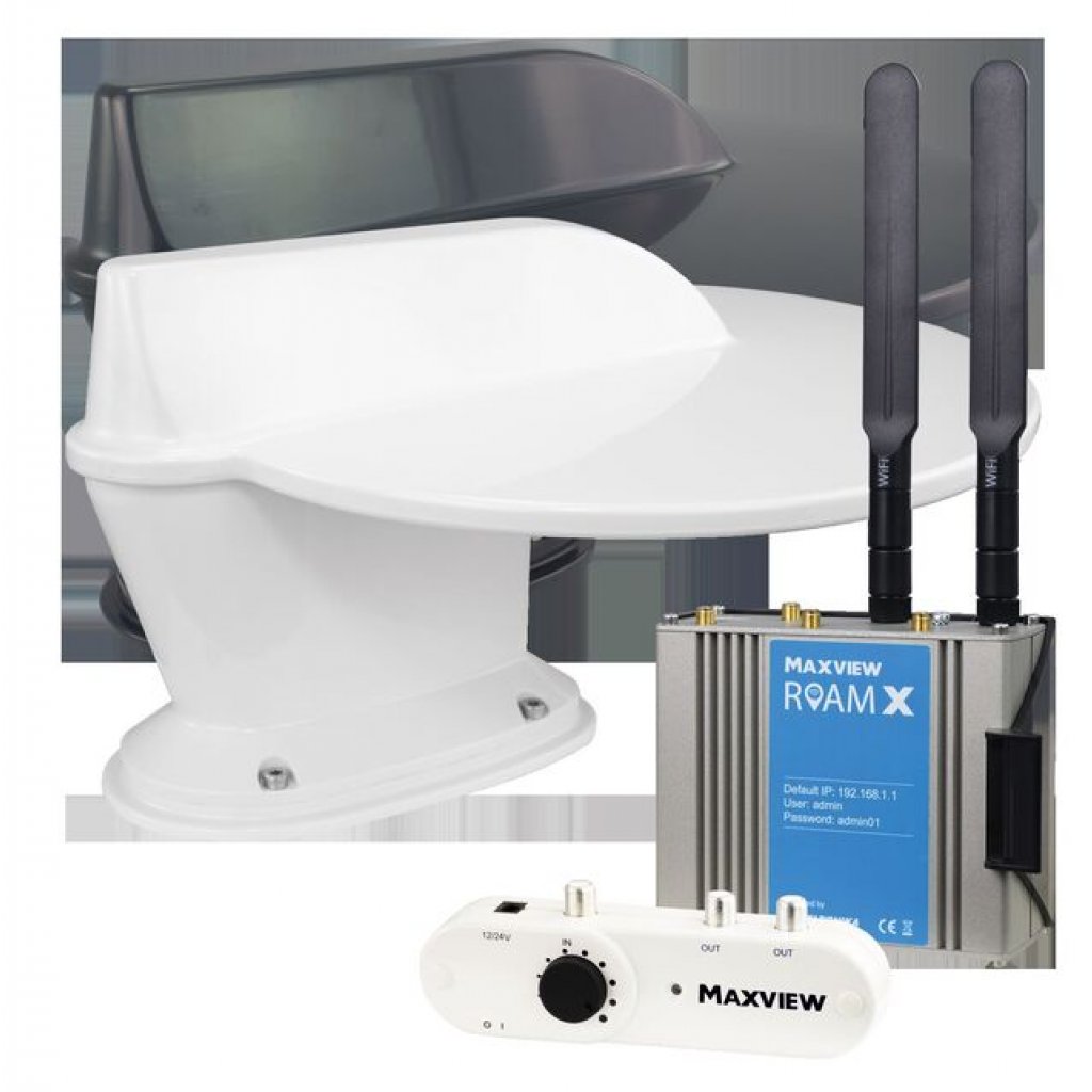 MAXVIEW WiFi Internet Antenne und terrestische TV Combo LTE/DVB-T2 Roam X COMBO 2x2 4G/5G