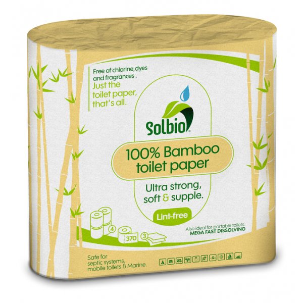 SOLBIO Toilettenpapier 100% Bambus