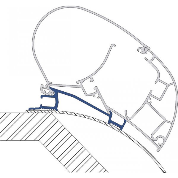 DOMETIC Adapterkit 3-tlg. zu Dachmarkise Dometic PerfectRoof 2000 + 2500 Laika Kreos 05